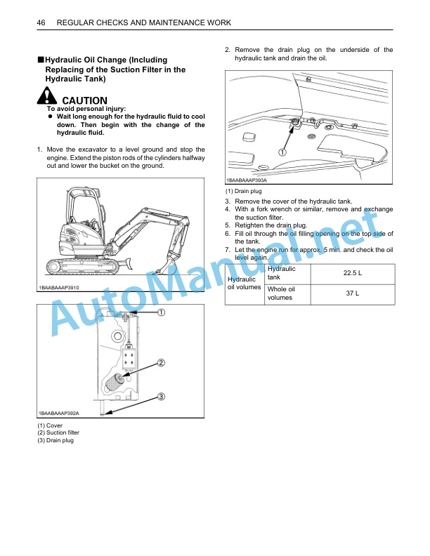 Kubota U25-3S Excavator Operators Manual PDF 5 Kubota U25-3S Excavator Operators Manual PDF - Image 5