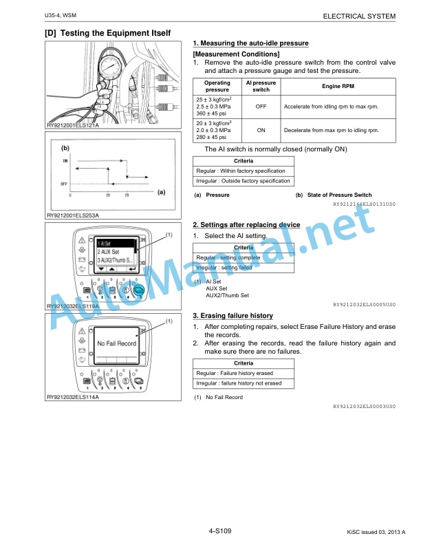 Kubota U35-4 Excavator Workshop Manual PDF 5 Kubota U35-4 Excavator Workshop Manual PDF-5