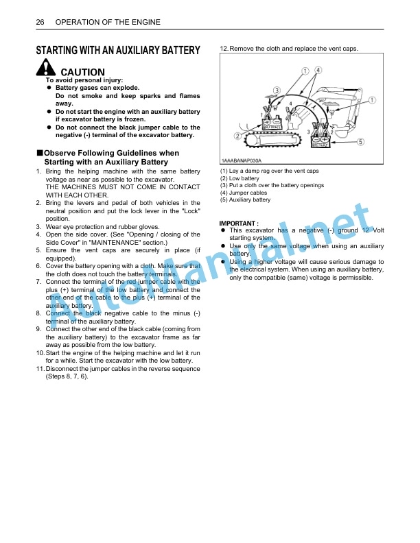 Kubota U48-4 Excavator Operators Manual PDF 3 Kubota U48-4 Excavator Operators Manual PDF - Image 3