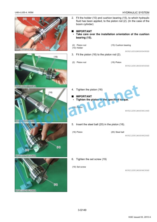 Kubota U48-4, U55-4 Excavator Workshop Manual PDF 4 Kubota U48-4, U55-4 Excavator Workshop Manual PDF-4