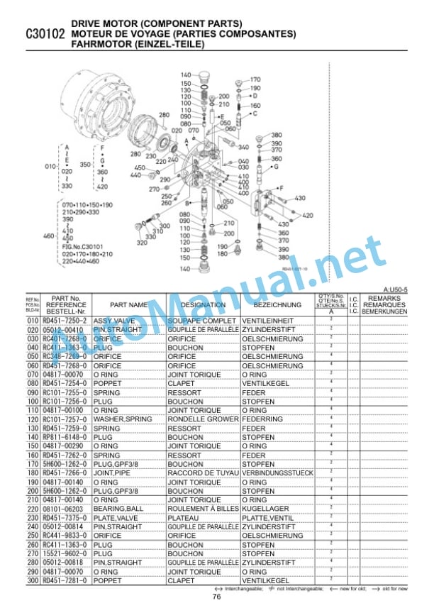 Kubota U50-5 Excavator Parts Manual PDF 3 Kubota U50-5 Excavator Parts Manual PDF - Image 3