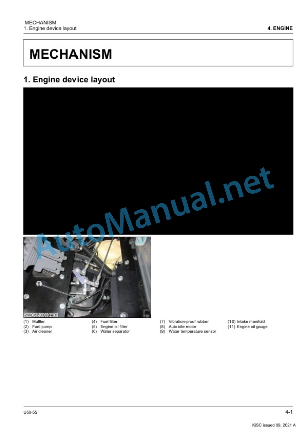 Kubota U50-5S Excavator Workshop Manual PDF 2 Kubota U50-5S Excavator Workshop Manual PDF-2