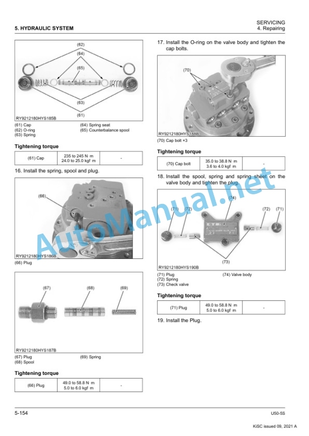 Kubota U50-5S Excavator Workshop Manual PDF 4 Kubota U50-5S Excavator Workshop Manual PDF-4