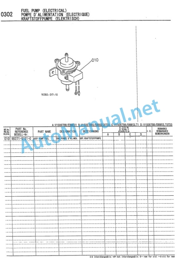 Kubota V1505 T-BB-EC-LT-1, V1505 T-EBB-EC-LT-1 Diesel Engine Parts Manual PDF 4 Kubota V1505 T-BB-EC-LT-1, V1505 T-EBB-EC-LT-1 Diesel Engine Parts Manual PDF-4