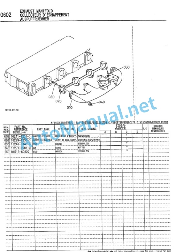 Kubota V1505 T-BB-EC-LT-1, V1505 T-EBB-EC-LT-1 Diesel Engine Parts Manual PDF 5 Kubota V1505 T-BB-EC-LT-1, V1505 T-EBB-EC-LT-1 Diesel Engine Parts Manual PDF-5