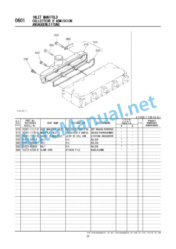 Kubota V1505-T-E2B-EU-XL-1 Diesel Engine Parts Manual PDF 5 Kubota V1505-T-E2B-EU-XL-1 Diesel Engine Parts Manual PDF-5