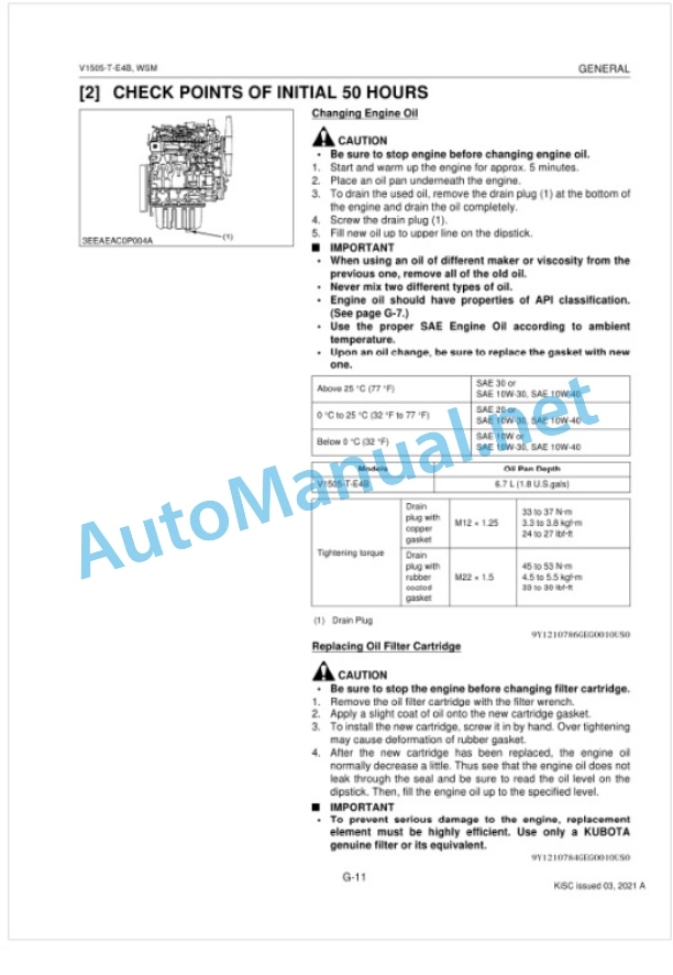 Kubota V1505-T-E4B Diesel Engine Workshop Manual PDF 2 Kubota V1505-T-E4B Diesel Engine Workshop Manual PDF-2