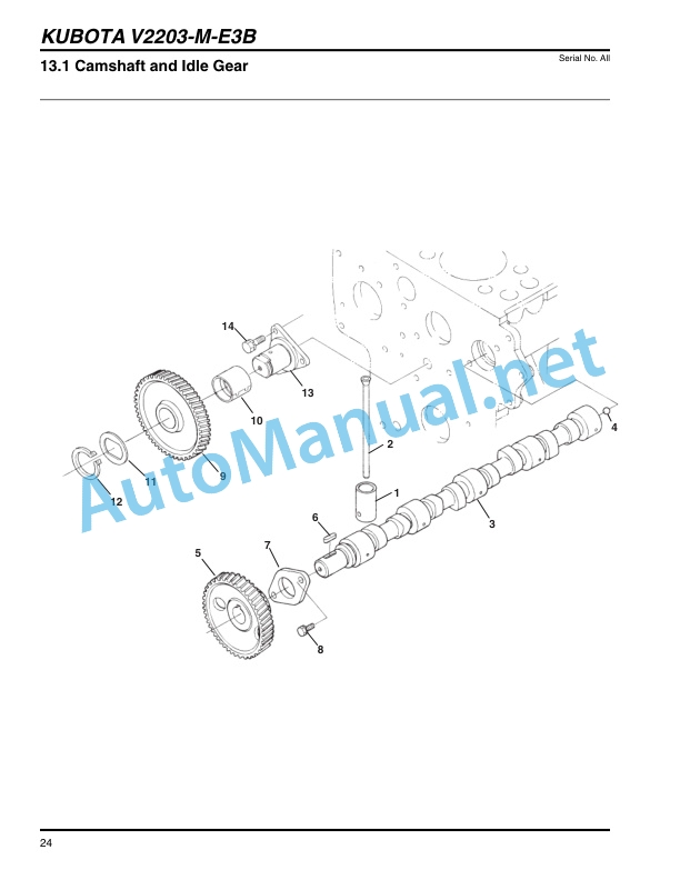 Kubota V2203-M-E3B-1, V2203-M-E3B-2, V2403 Parts Manual PDF 3 Kubota V2203-M-E3B-1, V2203-M-E3B-2, V2403 Parts Manual PDF-3