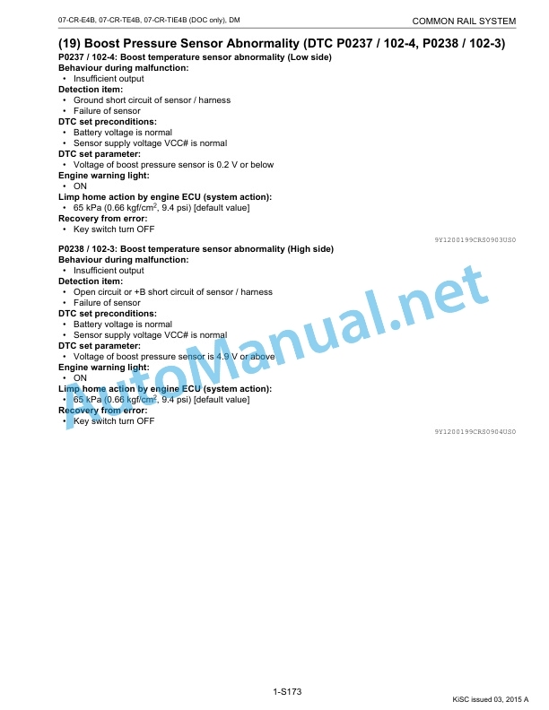 Kubota V2607-CR-E4B, V2607-CR-TE4B, V2607 Diagnosis Manual 4 Kubota V2607-CR-E4B, V2607-CR-TE4B, V2607 Diagnosis Manual-4