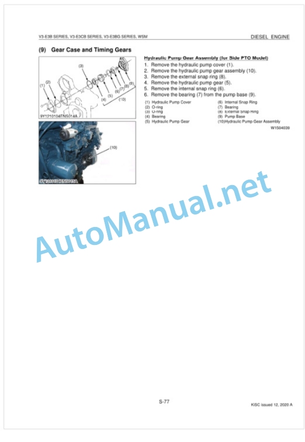 Kubota V3-E3B, V3-E3CB, V3-E3BG Series Diesel Engine Workshop Manual PDF 5 Kubota V3-E3B, V3-E3CB, V3-E3BG Series Diesel Engine Workshop Manual PDF-5