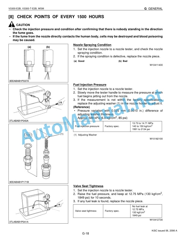 Kubota V3300-E2B, V3300-T-E2B Diesel Engine Workshop Manual PDF 2 Kubota V3300-E2B, V3300-T-E2B Diesel Engine Workshop Manual PDF-2