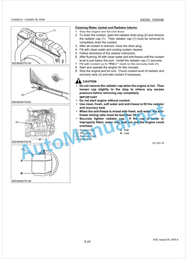 Kubota V3300DI-B, V3300DI-TB Diesel Engine Workshop Manual PDF 3 Kubota V3300DI-B, V3300DI-TB Diesel Engine Workshop Manual PDF-3