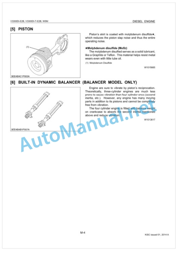 Kubota V3300DI-E2B, V3300DI-T-E2B Diesel Engine Workshop Manual PDF 3 Kubota V3300DI-E2B, V3300DI-T-E2B Diesel Engine Workshop Manual PDF-3
