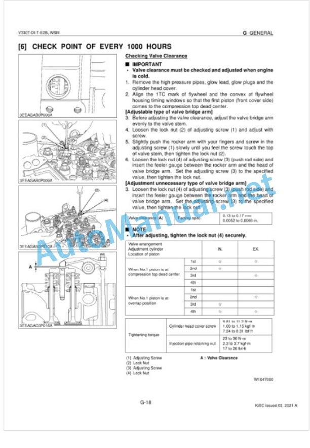 Kubota V3307-DI-T-E2B Diesel Engine Workshop Manual PDF 2 Kubota V3307-DI-T-E2B Diesel Engine Workshop Manual PDF-2
