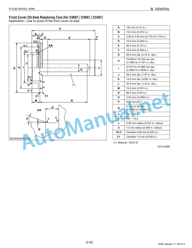 Kubota V3307 Diesel Engine Repair Manual 2 Kubota V3307 Diesel Engine Repair Manual-2