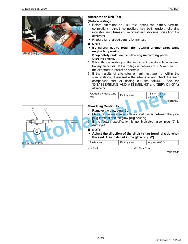 Kubota V3307 Diesel Engine Repair Manual 4 Kubota V3307 Diesel Engine Repair Manual-4