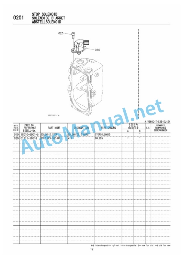 Kubota V3600-T-E3B-EU-Z4 Diesel Engine Parts Manual PDF 3 Kubota V3600-T-E3B-EU-Z4 Diesel Engine Parts Manual PDF-3