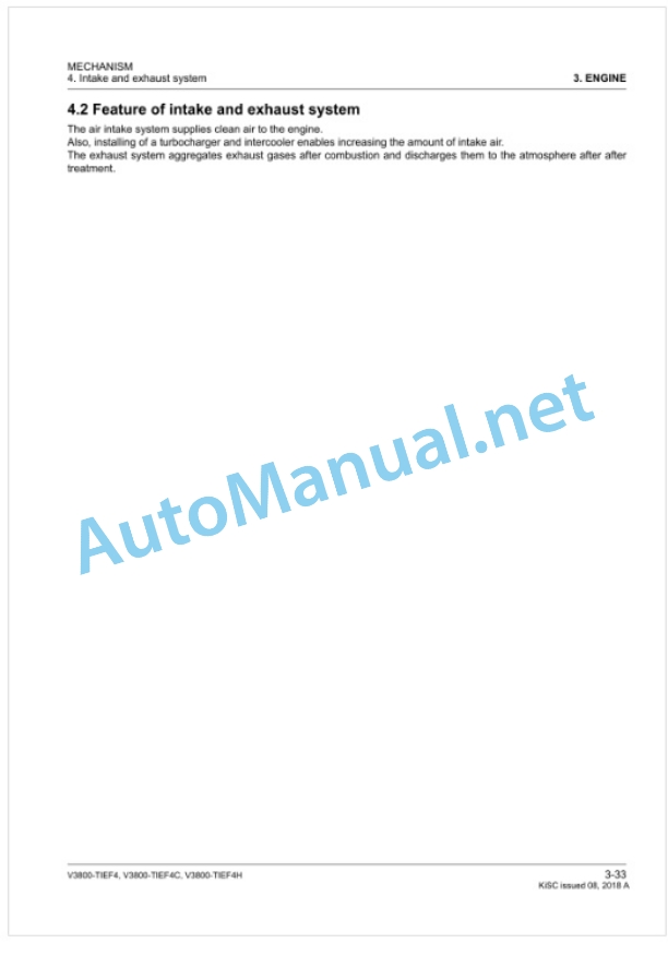 Kubota V3800-TIEF4, V3800-TIEF4C, V3800-TIEF4H Diesel Engine Workshop Manual PDF-3