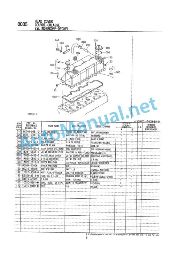 Kubota V3800DI-E2B-EU-Z4 Diesel Engine Parts Manual PDF 3 Kubota V3800DI-E2B-EU-Z4 Diesel Engine Parts Manual PDF-3