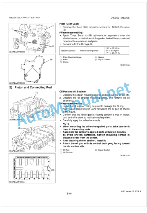 Kubota V3800DI-E2B, V3800DI-T-E2B Diesel Engine Workshop Manual PDF 5 Kubota V3800DI-E2B, V3800DI-T-E2B Diesel Engine Workshop Manual PDF-5