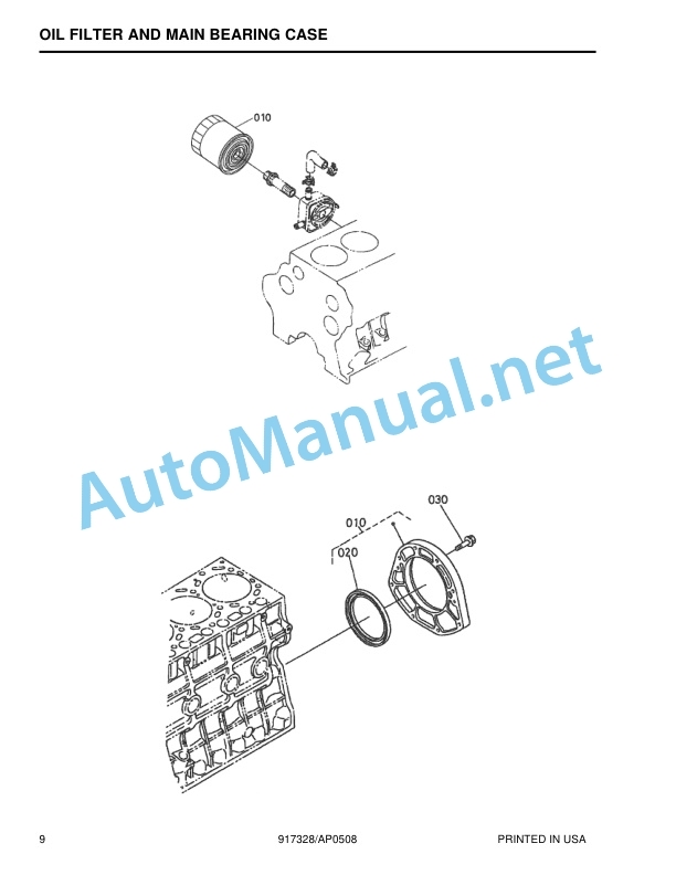 Kubota V3800DI-T Diesel Engine, Gehl CTL85, Mustang MTL325 Track Loader Parts Manual PDF-2