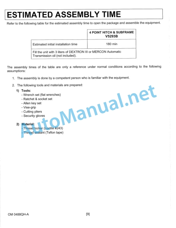 Kubota V5293B-4 Point Hitch, Power Unit Operators Manual PDF 2 Kubota V5293B-4 Point Hitch, Power Unit Operators Manual PDF-2