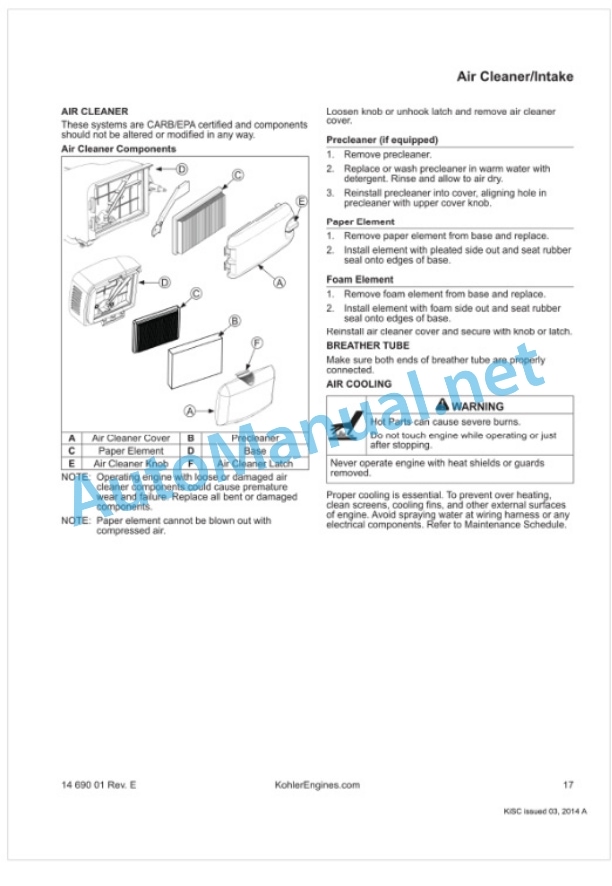 Kubota W821SC-AU, W821S-AU, W819P-AU Walk Behind Mower Workshop Manual PDF 4 Kubota W821SC-AU, W821S-AU, W819P-AU Walk Behind Mower Workshop Manual PDF-4