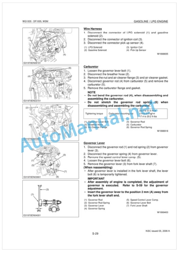 Kubota WG1005, DF1005 Gasoline, LPG Engine Workshop Manual PDF 4 Kubota WG1005, DF1005 Gasoline, LPG Engine Workshop Manual PDF-4