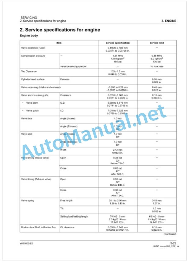 Kubota WG1605-E3 Gasoline, LPG, Natural Gas Engine Workshop Manual PDF 4 Kubota WG1605-E3 Gasoline, LPG, Natural Gas Engine Workshop Manual PDF-4