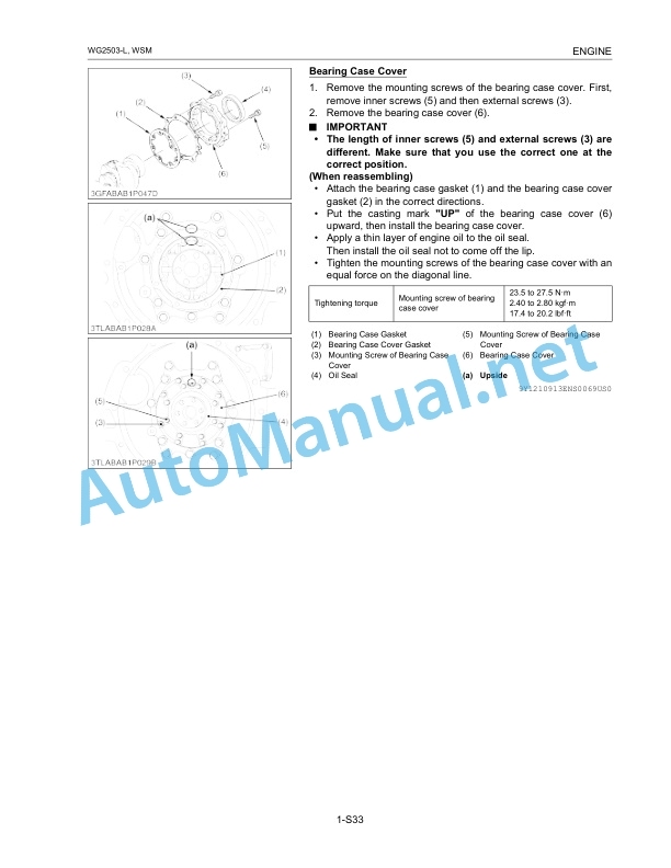 Kubota WG2503-L Still LPG Engine Workshop Manual PDF 5 Kubota WG2503-L Still LPG Engine Workshop Manual PDF-5