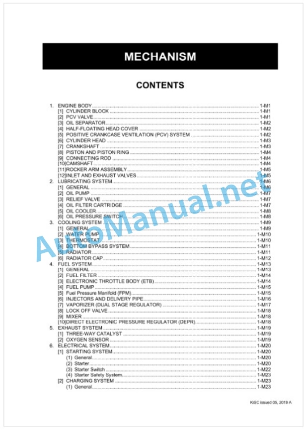 Kubota WG3800-E3, WG3800-E3C Gasoline, LPG, Natural Gas Engine Workshop Manual PDF 3 Kubota WG3800-E3, WG3800-E3C Gasoline, LPG, Natural Gas Engine Workshop Manual PDF-3