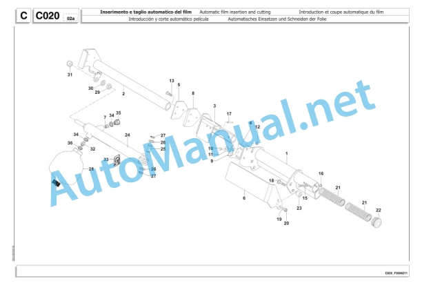 Kubota WR1400 J NA Bale Wrapper Parts Manual PDF 3 Kubota WR1400 J NA Bale Wrapper Parts Manual PDF-3