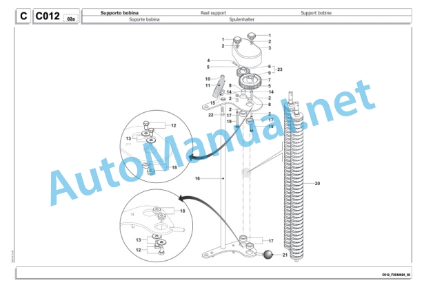 Kubota WR1400 M Bale Wrapper Parts Manual PDF 3 Kubota WR1400 M Bale Wrapper Parts Manual PDF-3