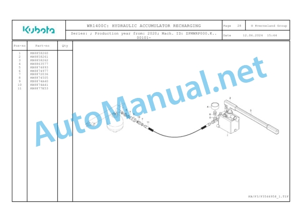 Kubota WR1400C Parts Manual PDF 5 Kubota WR1400C Parts Manual PDF-5