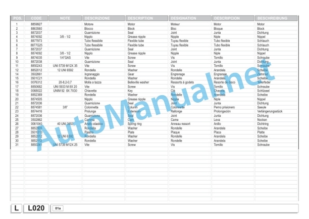 Kubota WR1600 J Bale Wrapper Parts Manual PDF 4 Kubota WR1600 J Bale Wrapper Parts Manual PDF-4