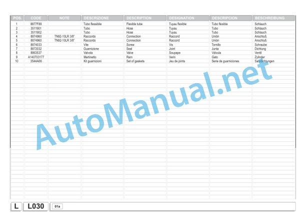Kubota WR1850 C Bale Wrapper Parts Manual PDF 4 Kubota WR1850 C Bale Wrapper Parts Manual PDF-4