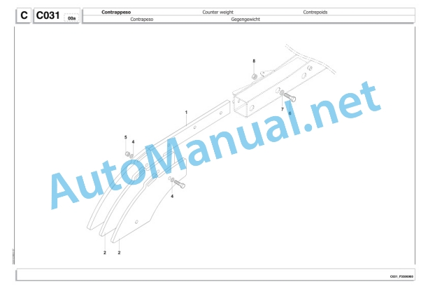 Kubota WR1850 J Bale Wrapper Parts Manual PDF 3 Kubota WR1850 J Bale Wrapper Parts Manual PDF-3