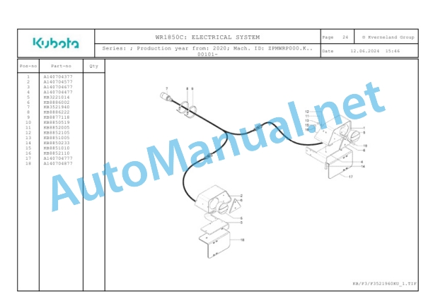 Kubota WR1850C Parts Manual PDF 5 Kubota WR1850C Parts Manual PDF-5