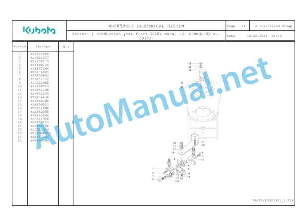 Kubota WR1850CS Parts Manual PDF 5 Kubota WR1850CS Parts Manual PDF-5