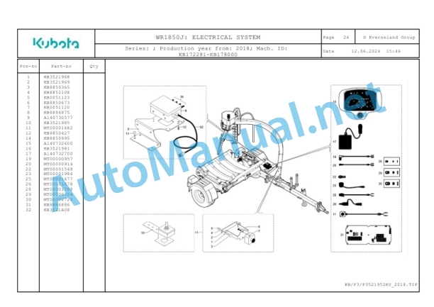 Kubota WR1850J Parts Manual PDF 5 Kubota WR1850J Parts Manual PDF-5
