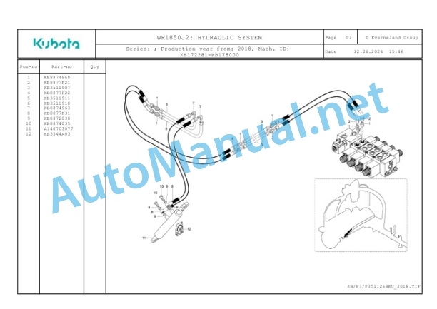 Kubota WR1850J2 Parts Manual PDF 4 Kubota WR1850J2 Parts Manual PDF-4