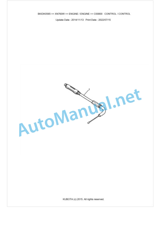 Kubota XN760W Parts Manual PDF BKIDK0565 4 Kubota XN760W Parts Manual PDF BKIDK0565-4