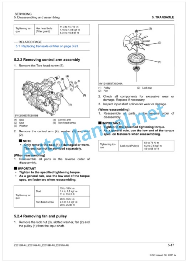 Kubota Z231BR-AU, Z231KH-AU, Z251BR-AU, Z251KH-AU Workshop Manual PDF 4 Kubota Z231BR-AU, Z231KH-AU, Z251BR-AU, Z251KH-AU Workshop Manual PDF-4