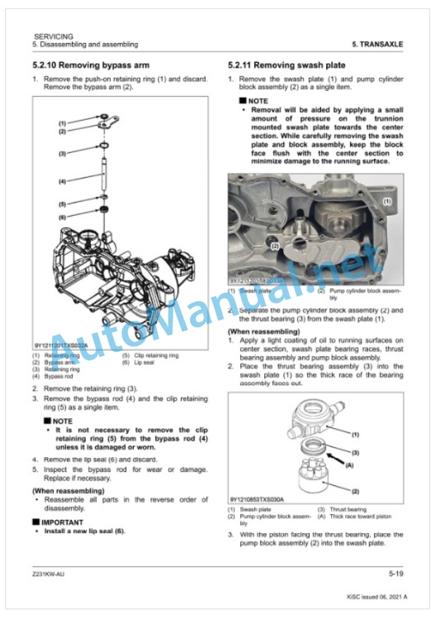 Kubota Z231KW-AU Workshop Manual PDF 4 Kubota Z231KW-AU Workshop Manual PDF-4