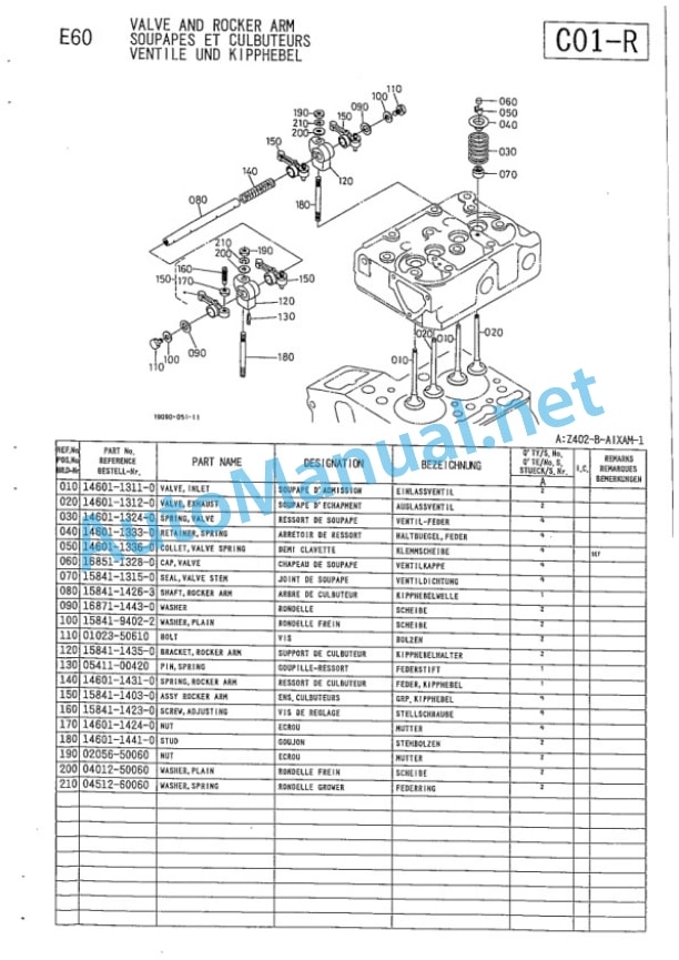 Kubota Z402-B-AIXAM-1 Diesel Engine Parts Manual PDF 5 Kubota Z402-B-AIXAM-1 Diesel Engine Parts Manual PDF-5