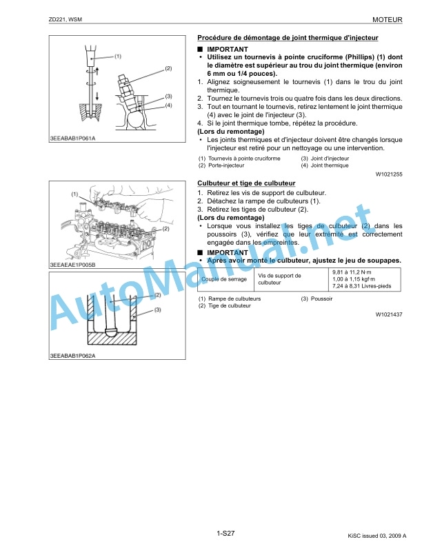 Kubota ZD221 Zero Turn Mower Workshop Manual PDF FR 3 Kubota ZD221 Zero Turn Mower Workshop Manual PDF FR-3