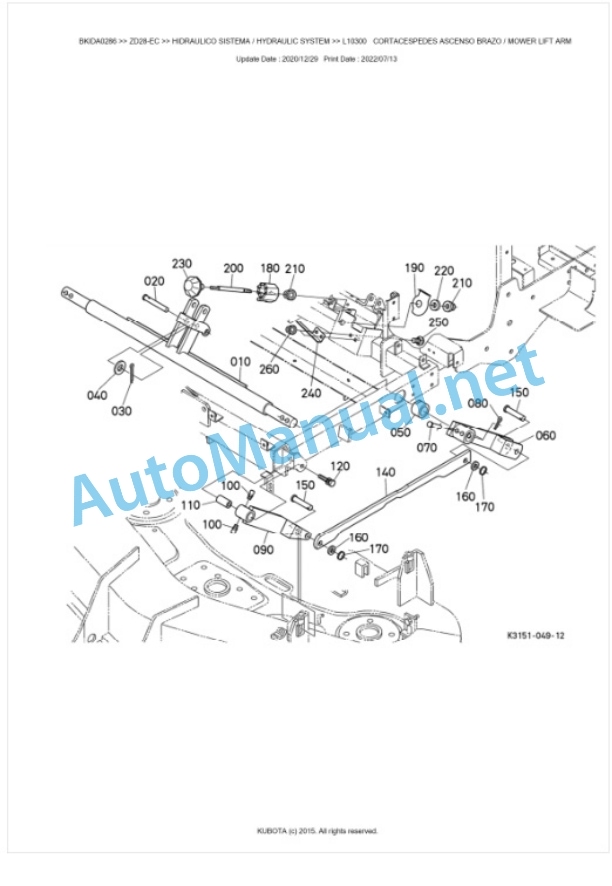 Kubota ZD28-EC Parts Manual PDF BKIDA0286 5 Kubota ZD28-EC Parts Manual PDF BKIDA0286-5