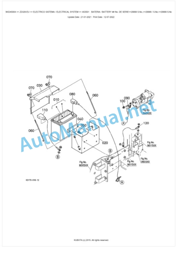 Kubota ZD326-EU Parts Manual PDF BKIDA5004 3 Kubota ZD326-EU Parts Manual PDF BKIDA5004-3