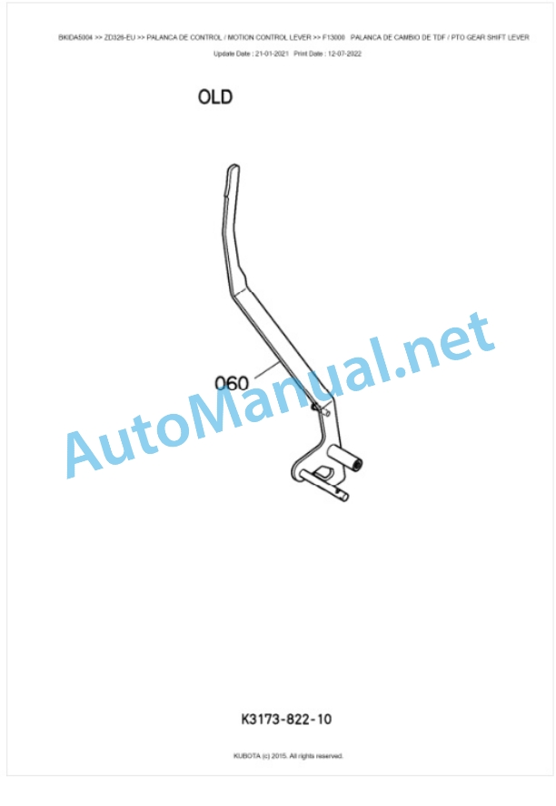 Kubota ZD326-EU Parts Manual PDF BKIDA5004 4 Kubota ZD326-EU Parts Manual PDF BKIDA5004-4