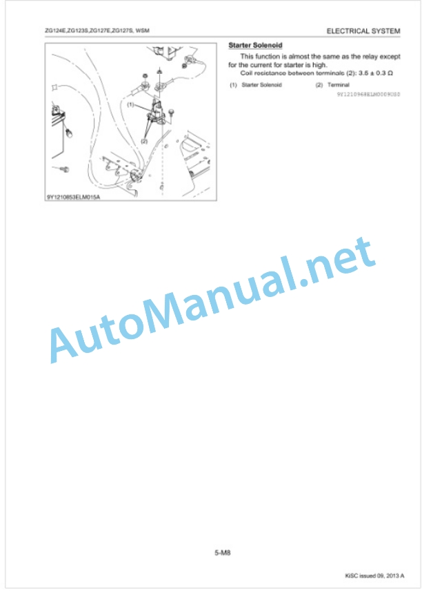 Kubota ZG124E, ZG123S, ZG127E, ZG127S Workshop Manual PDF 5 Kubota ZG124E, ZG123S, ZG127E, ZG127S Workshop Manual PDF-5